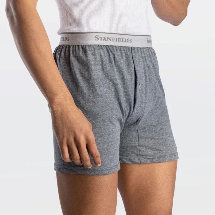 Stanfields Men's Supreme Knit Boxer Shorts - 2 Pack