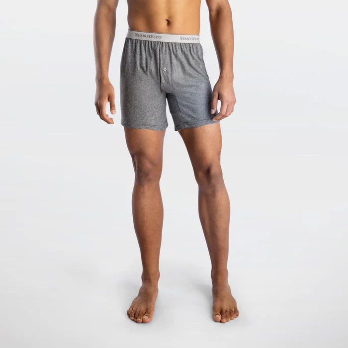 Stanfields Men's Supreme Knit Boxer Shorts - 2 Pack