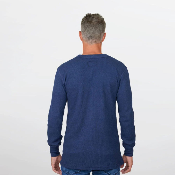 Stanfield's Men's Mock Twist Waffle Henley