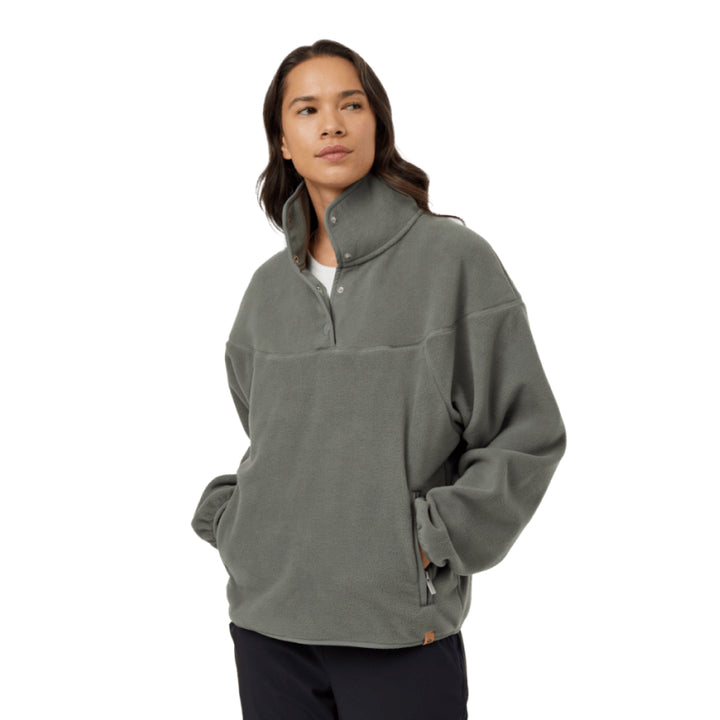 Tentree Women's Recycled MicroFleece 1/4 Snap