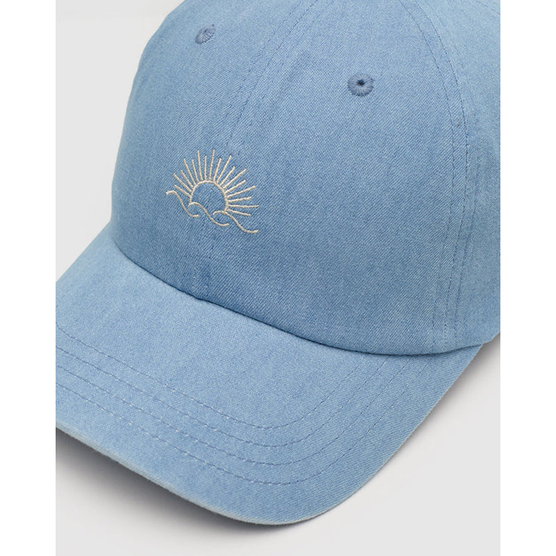 Tentree Embroidered Denim Peak Hat