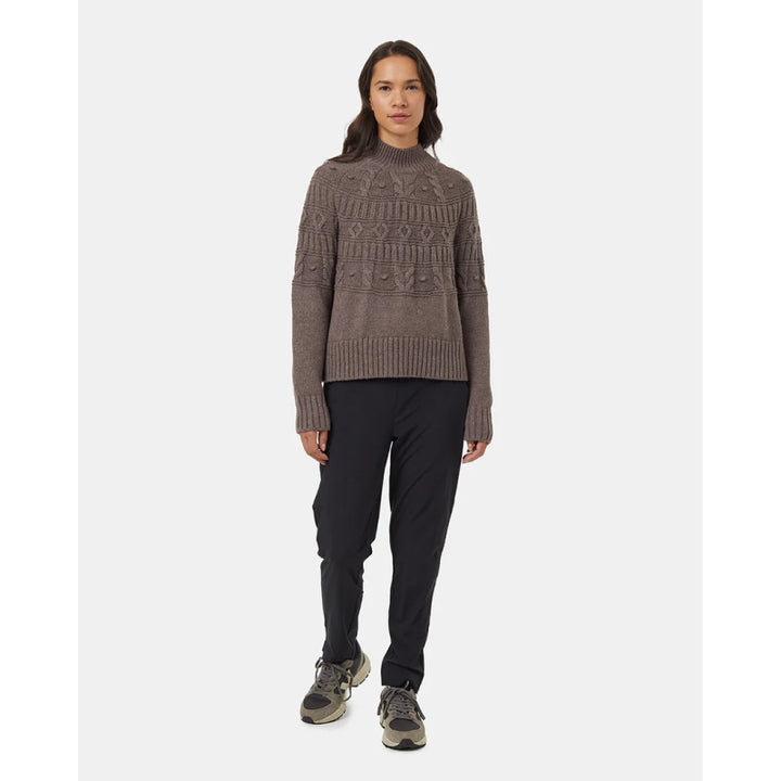 Tentree Women's Highline Pom Mock Neck Sweater