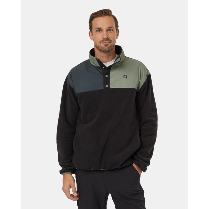 Tentree Men's Recycled MicroFleece Contrast 1/4 Snap