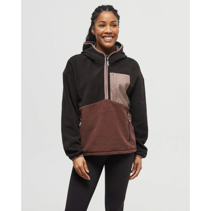 Tentree Women's Recycled MicroFleece Contrast 1/4 Zip