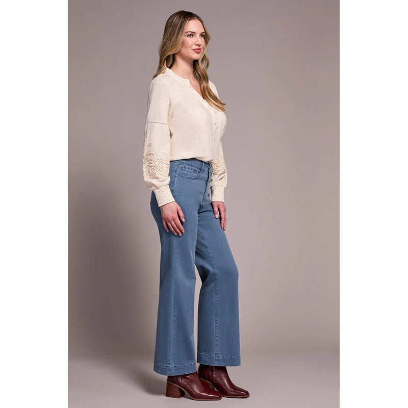 Pantalon large extensible Tribal Comfort avec braguette sur le devant