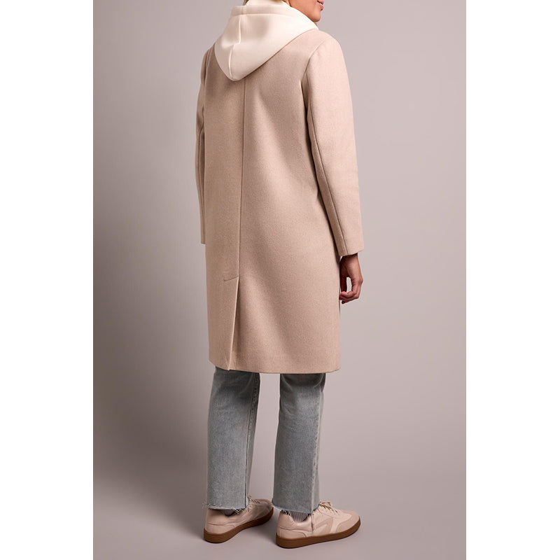 Tribal Trench Coat with Fooler Hoodie