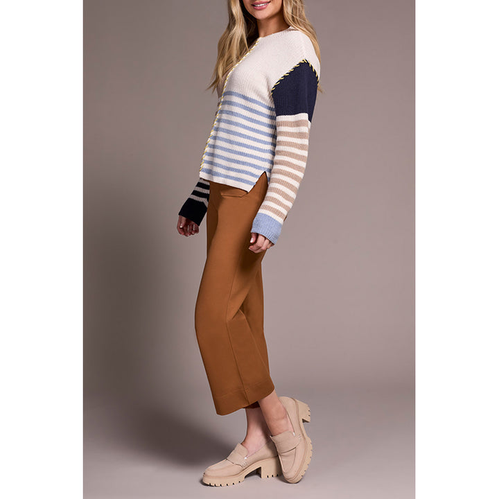 Tribal Long Sleeve Boat Neck Sweater