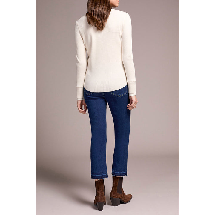 Tribal Long Sleeve Henley Top with Buttons