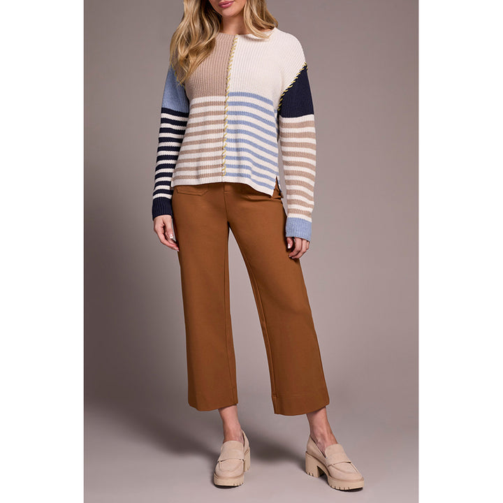 Tribal Long Sleeve Boat Neck Sweater