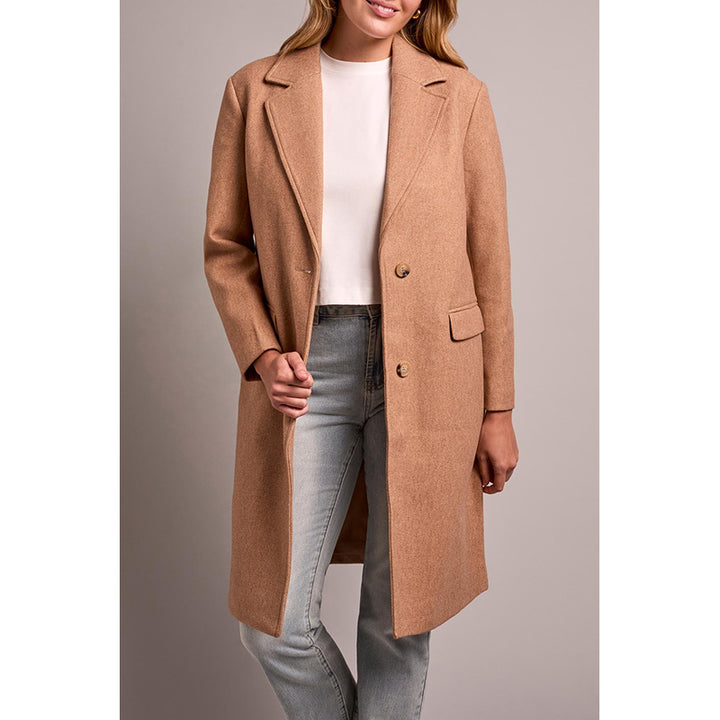 Tribal Trench Coat with Fooler Hoodie