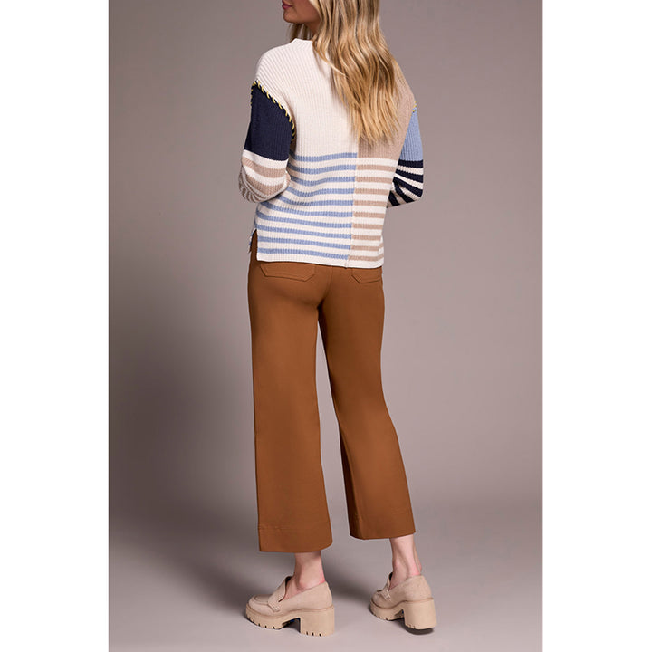 Tribal Long Sleeve Boat Neck Sweater