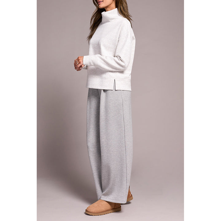 Tribal Long Sleeve Funnel Neck Top