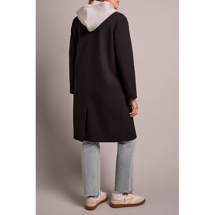 Tribal Trench Coat with Fooler Hoodie