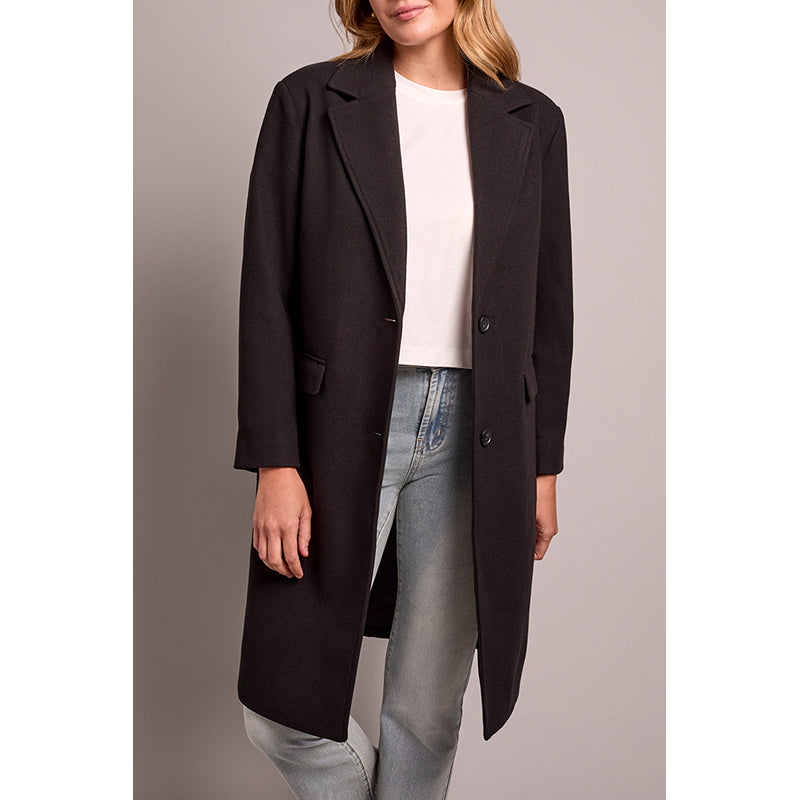 Tribal Trench Coat with Fooler Hoodie