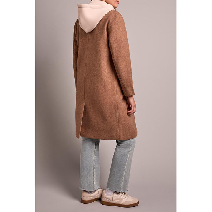 Tribal Trench Coat with Fooler Hoodie