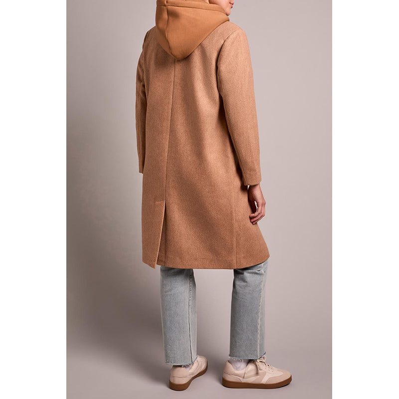 Tribal Trench Coat with Fooler Hoodie