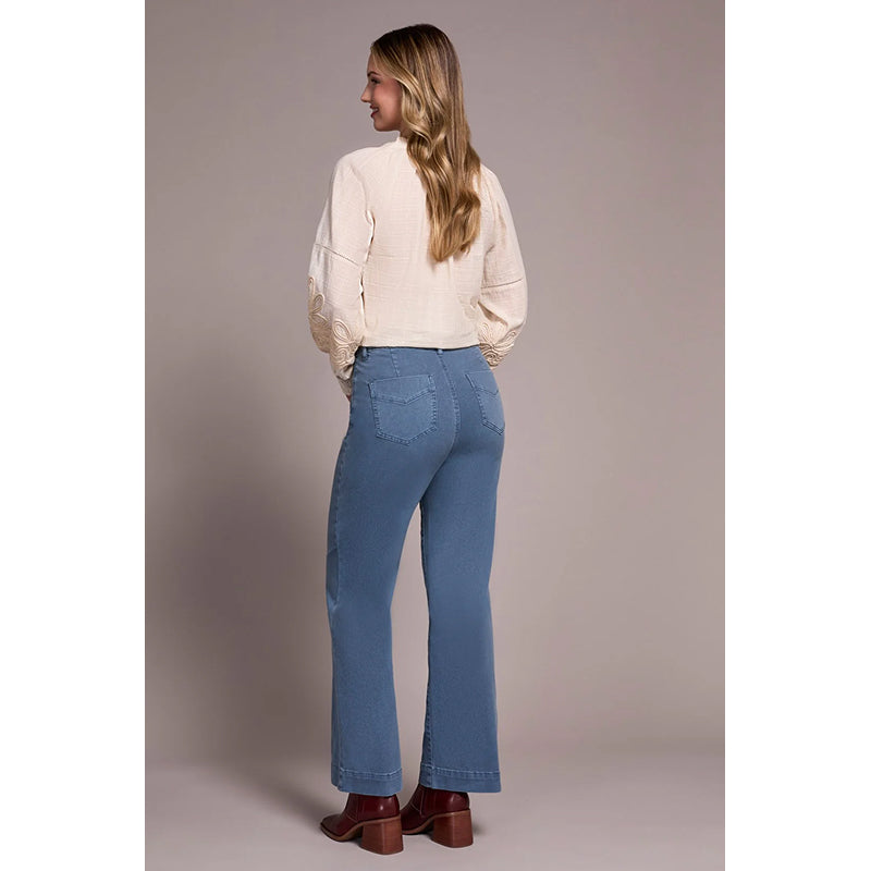 Pantalon large extensible Tribal Comfort avec braguette sur le devant