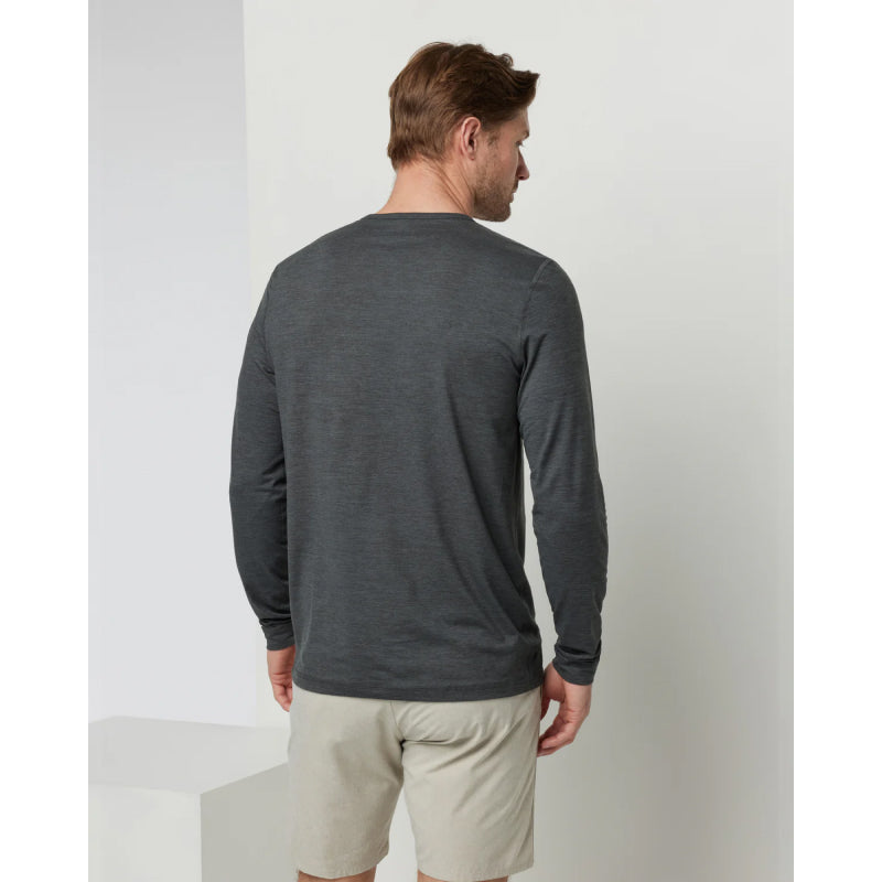 Vuori Henley à manches longues Ease Performance pour hommes 