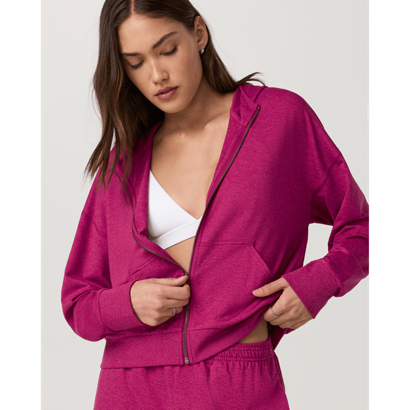 Sweat à capuche zippé Vuori Halo Modern pour femme