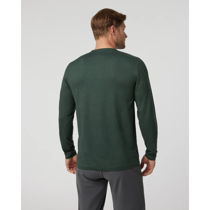 Vuori Henley à manches longues Ease Performance pour hommes 