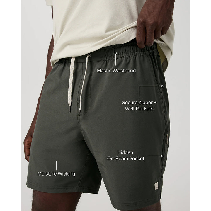 Vuori Men's Banks Session Short Unlined 7"