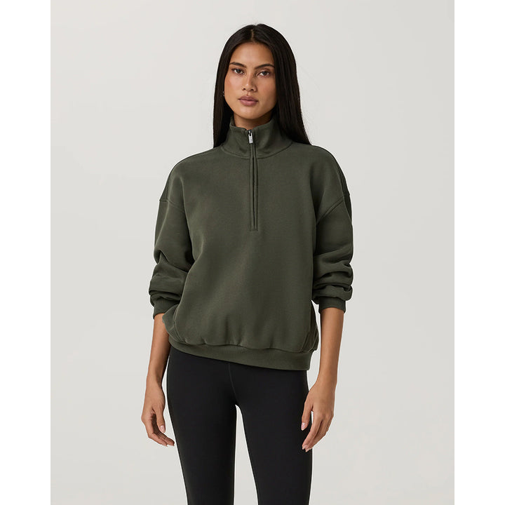 Chandail ample avec demi-fermeture éclair Vuori Restore