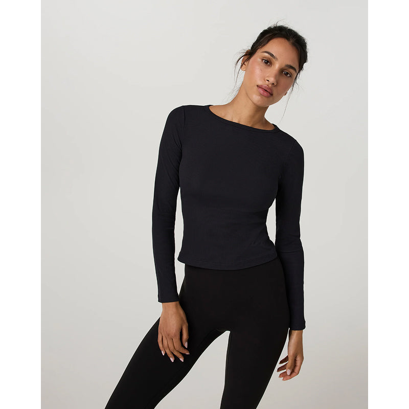 Vuori Long Sleeve Pose Subtle Scoop