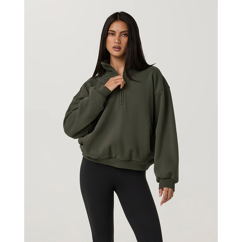 Chandail ample avec demi-fermeture éclair Vuori Restore
