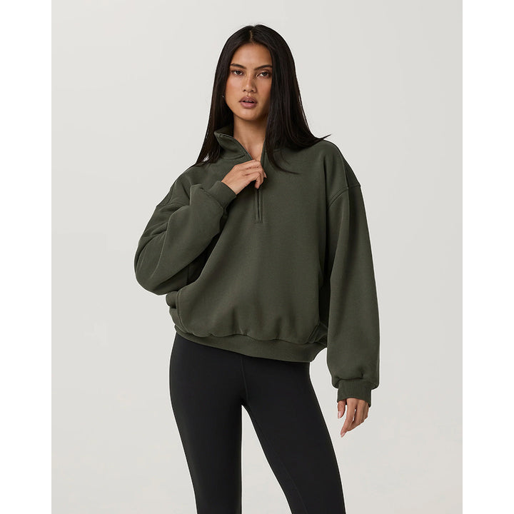 Chandail ample avec demi-fermeture éclair Vuori Restore