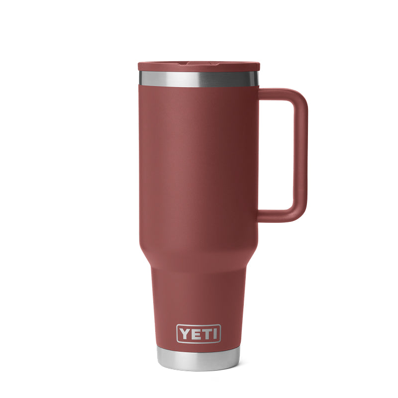 Mug de voyage Yeti Rambler de 40 oz avec couvercle à paille de couleur assortie