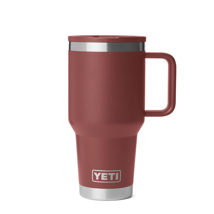 Yeti Rambler Gobelet de voyage 30 oz avec couvercle paille de couleur assortie
