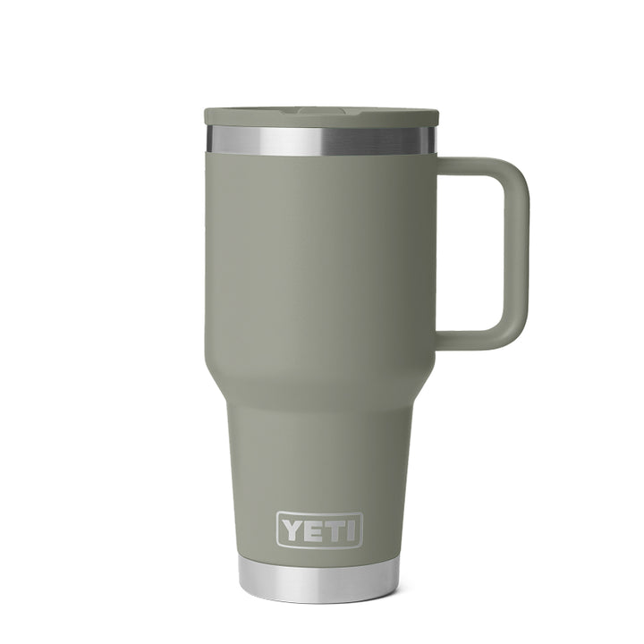 Yeti Rambler Gobelet de voyage 30 oz avec couvercle paille de couleur assortie