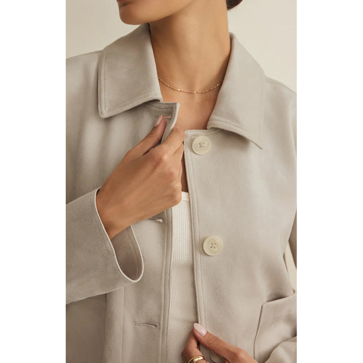 Z Supply Dillon Faux Suede Jacket