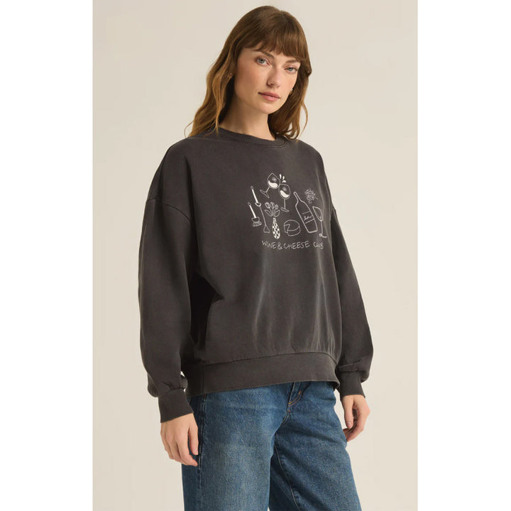 Z Supply Wine Club Sunday Sweatshirt