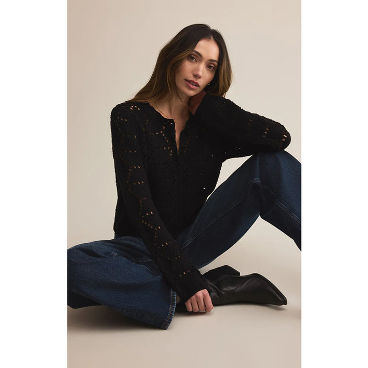 Z Supply Rosalyn Diamond Sweater Cardigan
