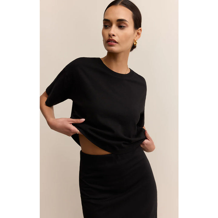 Z Supply On The Go Cotton Jersey Tee