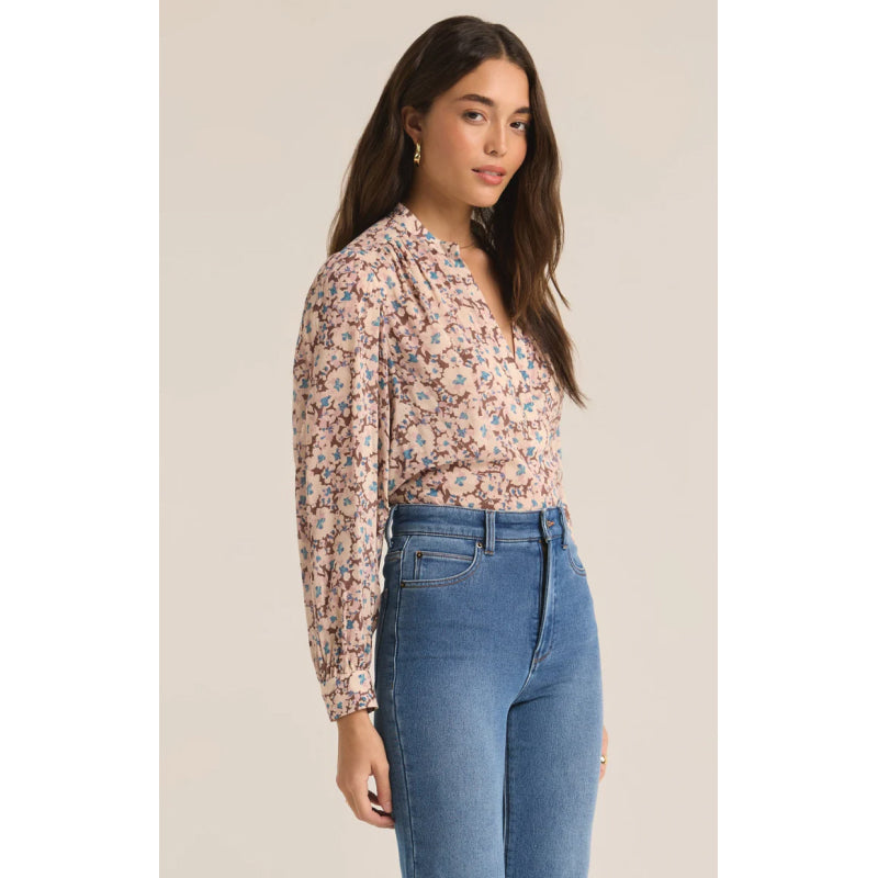 Z Supply Esme La Paz Floral Blouse