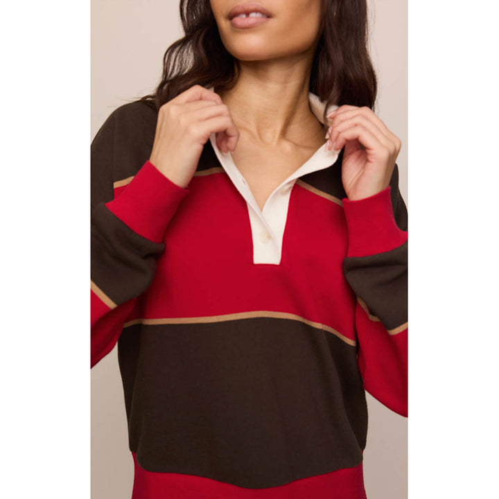 Z Supply Study Break Polo Sweatshirt