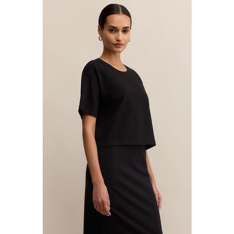 Z Supply On The Go Cotton Jersey Tee