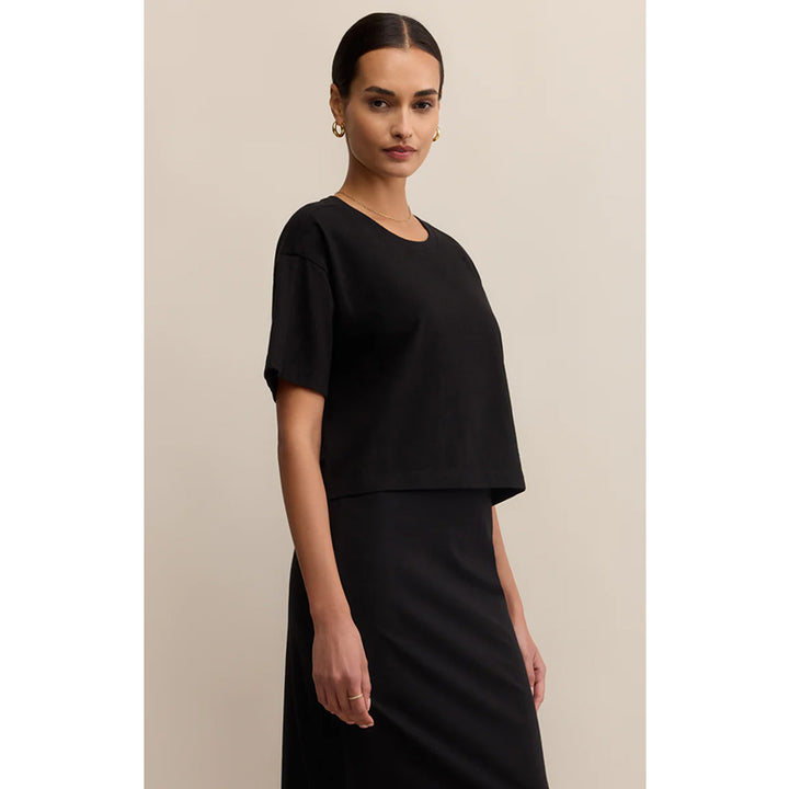 Z Supply On The Go Cotton Jersey Tee