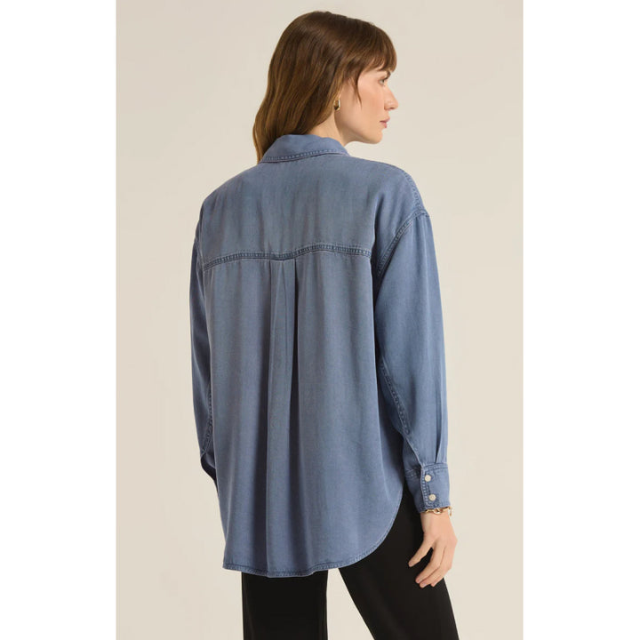 Z Supply Colbie Chambray Top