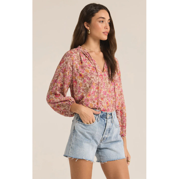 Z Supply Carine Lima Floral Top