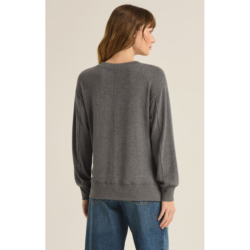 Z Supply Wilder Cloud V-Neck Long Sleeve