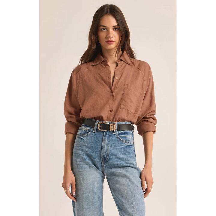 Z Supply The Perfect Linen Top