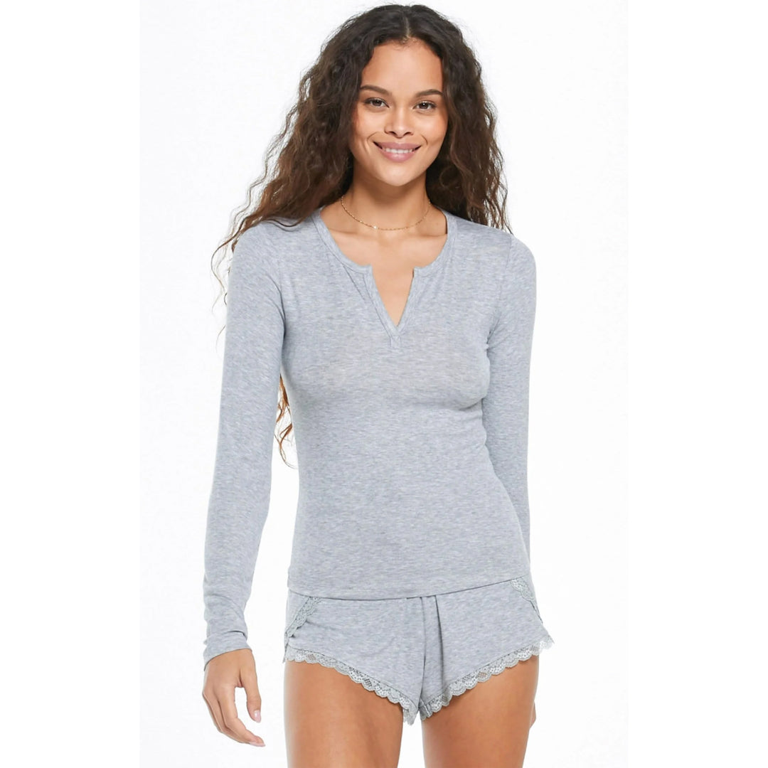 Z Supply Women's Go To Long Sleeve Top