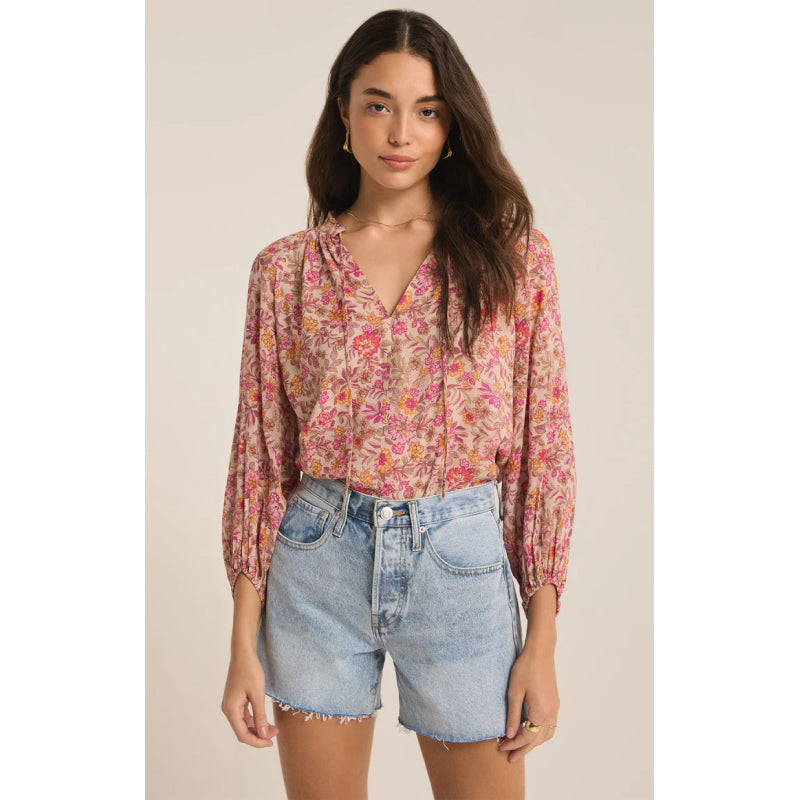 CARINE LIMA FLORAL TOP