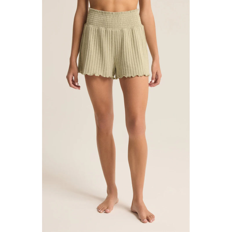 Z Supply Dawn Smocked Rib Short