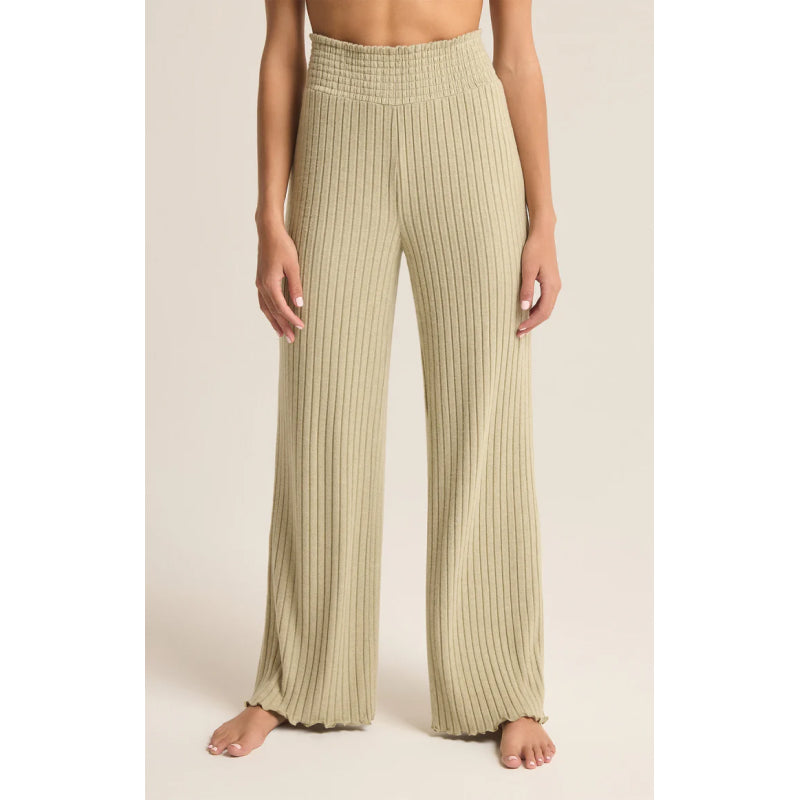 Z Supply Dawn Smocked Rib Pant