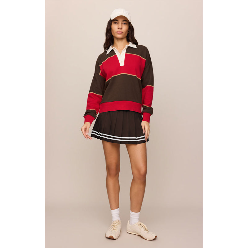 Z Supply Study Break Polo Sweatshirt