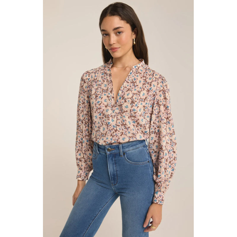 Z Supply Esme La Paz Floral Blouse